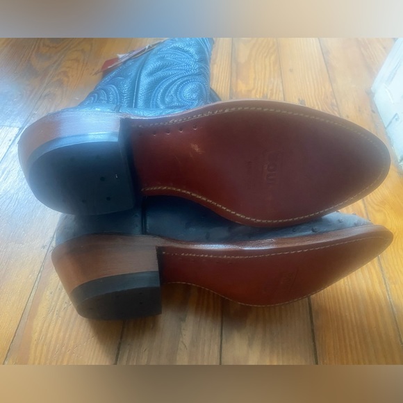 Women’s Boulet Western Ostrich Boots - Picture 2 of 4